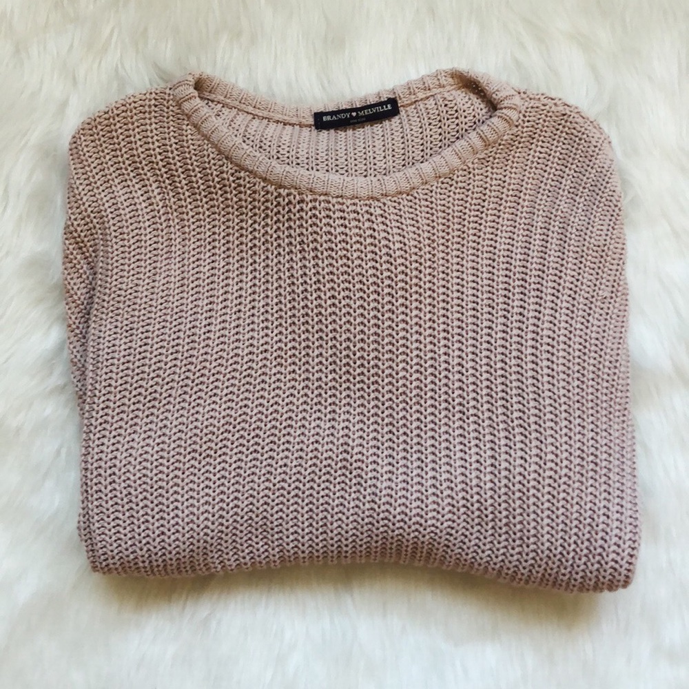 Brandy Melville Blush Sweater